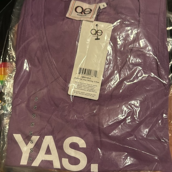 Queer eye yas henny purple tank top small - Picture 2 of 2